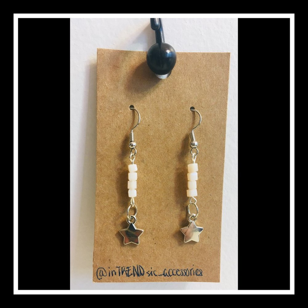 Graced Star ⭐ Handmade Drop Down Earrings